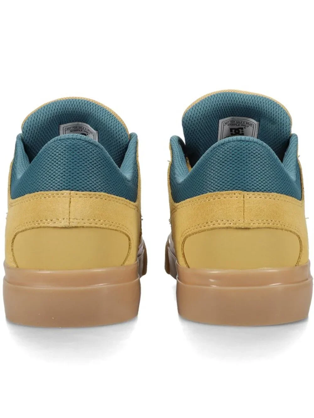DC Shoes ONYX SKATE SHOES MEN'S Size 14 Tan/Teal Originally $80 Suede